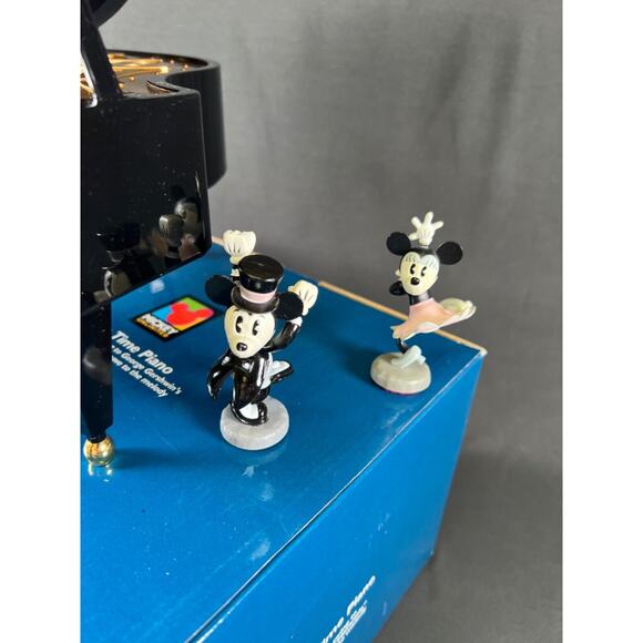 Mickey Minnie Swing Time Self Playing Piano Dance to Havanola Gershwin Music Box - Picture 3 of 12
